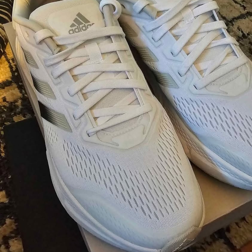 Adidas Men's White Running Shoes